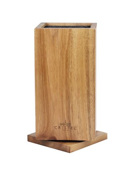 BLOC COUTEAUX BOIS VIDE ROTATIF