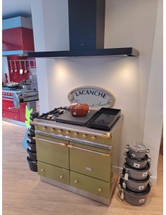 Piano Lacanche Classic Vert Olive Finition Laiton -