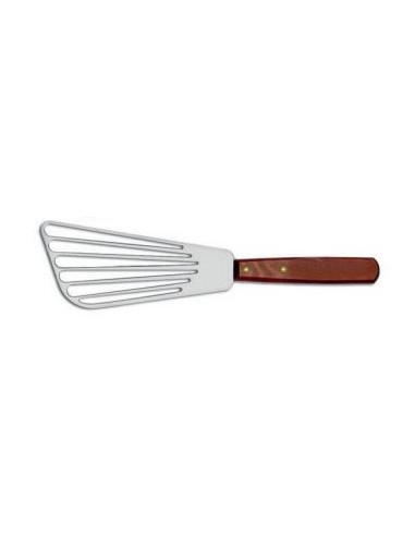 SPATULE POELE AJOUREE INOX MANCHE BOIS
