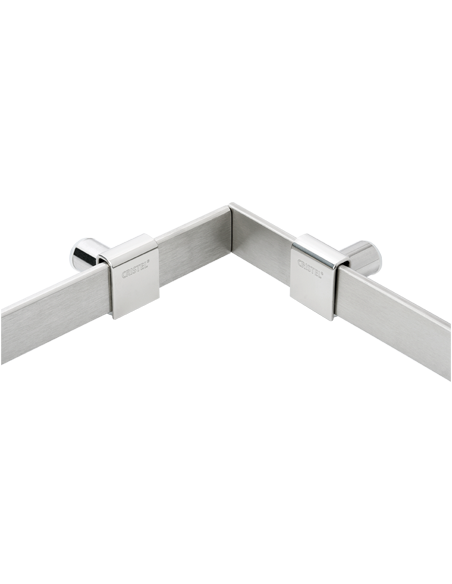 BARRE INOX CRISTEL AVEC FIXATION MURALE 100 CM