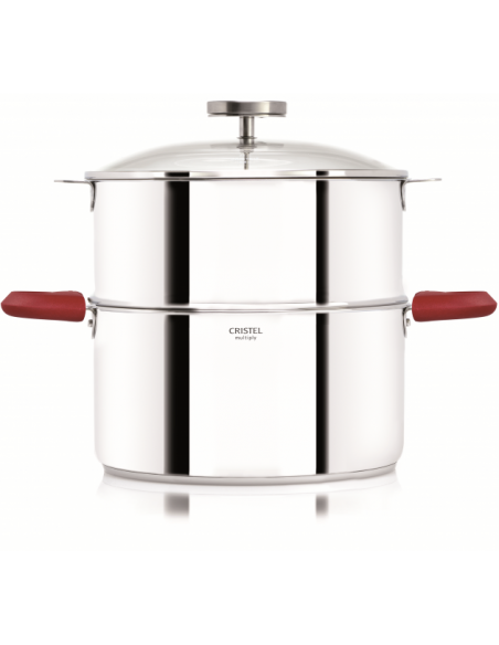 BIOME CUISSON-ENSEMBLE CUIT VAP 24 CM + 2 ANSES MUTINE FRAMBOISE ANC