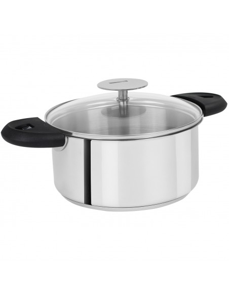 FAITOUT INOX LIGNE CLASSIQUE MUTINE AMOVIBLE TOUS FEUX 22 CM