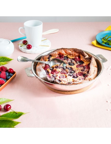 POELE INOX HAUTE LIGNE CLASSIQUE MUTINE AMOVIBLE TOUS FEUX