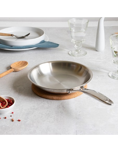 POELE INOX LIGNE CASTEL PRO TOUS FEUX