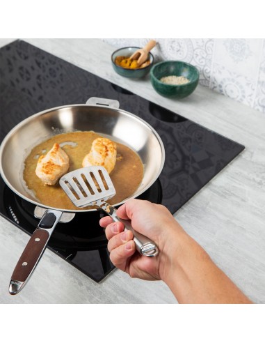 SPATULE AJOUREE INOX CRISTEL L : 35 CM