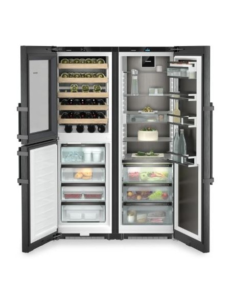 RÉFRIGÉRATEUR LIEBHERR COMBINÉS SIDE-BY-SIDE PLUS 3 PORTES NOIR