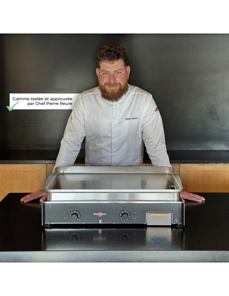 PLANCHA KRAMPOUZ INOX ELEC PROFONDEUR