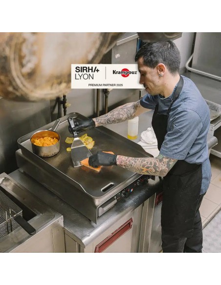 PLANCHA KRAMPOUZ INOX GAZ LARGEUR