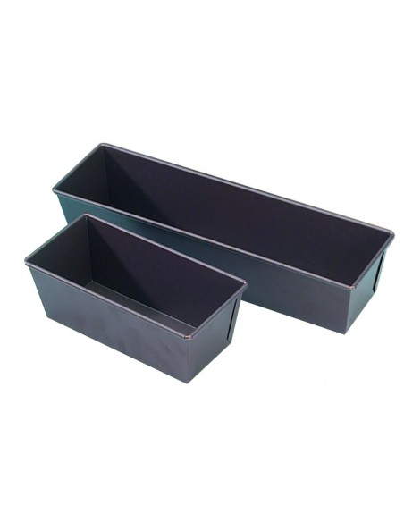 MOULE A CAKE DROIT BISCOTTE TOLE ANTI ADHÉSIF 30 X 9.5 X 8 CM