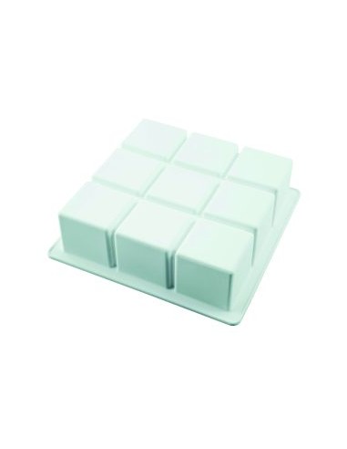 MOULE SILICONE CARRÉ CUBIK - SILIKOM