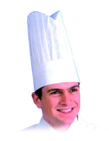 TOQUE CHEF NON TISSE OVALE -...