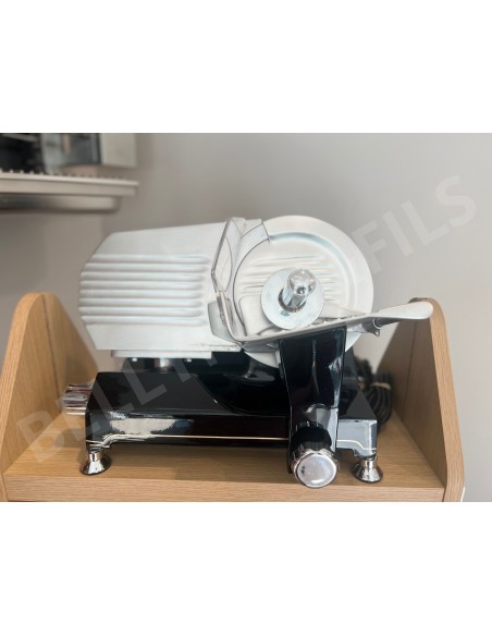 TRANCHEUR A GRAVITE COURROIE LAME Ø 200 MM - 132 W - NOIR