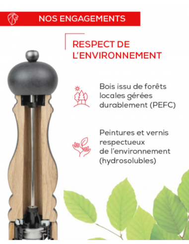 MOULIN A POIVRE BOREAL 12 CM VERT...