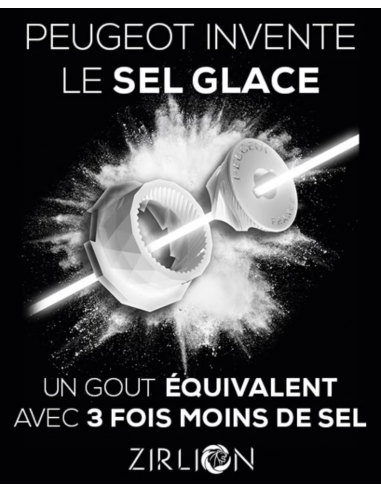 MOULIN A SEL BOREAL 12 CM VERT SAUGE