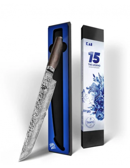COUTEAU TANTO KAI SHUN PREMIER EDITION LIMITEE N°3253 BOIS DE PAKKA