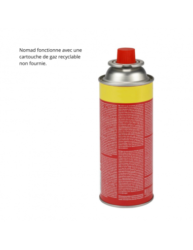 Cartouche de gaz non fournie