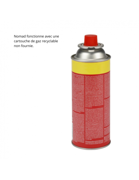 Cartouche de gaz non fournie