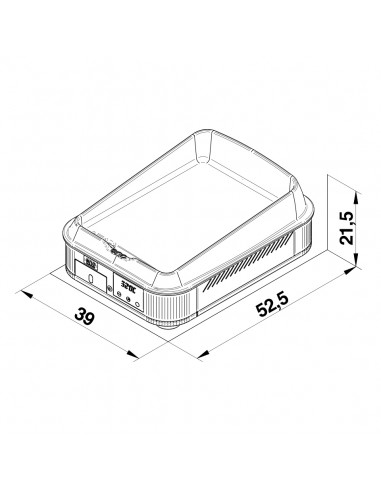 Plancha Eno Electrique Enosign 40 Inox - Bellynck et Fils