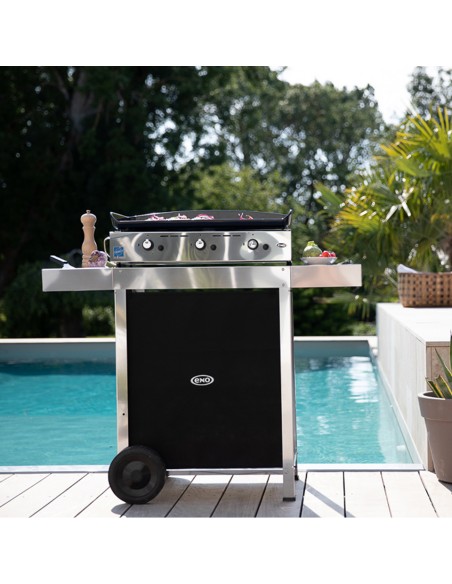 Chariot Eno Oscar Inox avec 2 roues - Bellynck et Fils