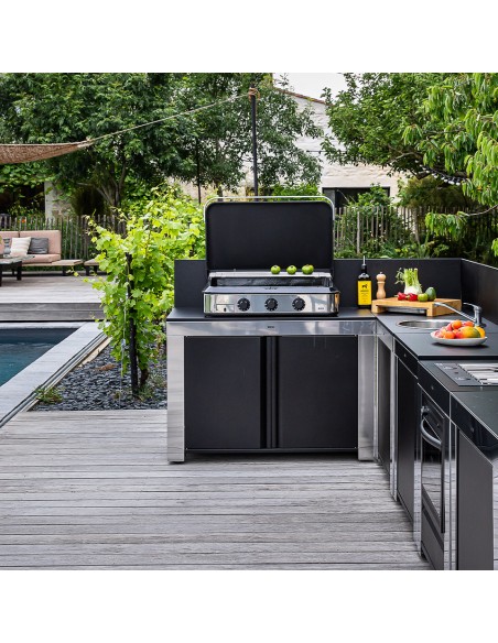 Capot Plancha Enosign 80 Noir  - Bellynck et Fils