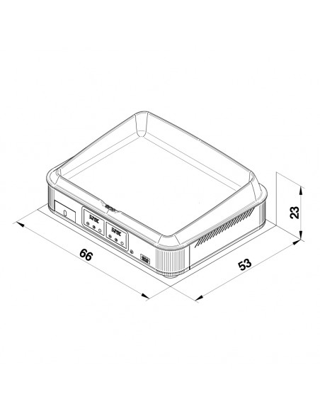 Plancha Eno Electrique Enosign 65 Inox - Bellynck et Fils
