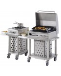 TABLE DE CUISSON GAZ 2 FEUX MOBILE OPEN COOK