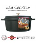 COCOTTE EN FONTE STAUB OVALE NOIRE