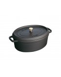 COCOTTE EN FONTE STAUB OVALE NOIRE