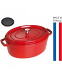 COCOTTE EN FONTE STAUB OVALE CERISE