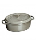 COCOTTE EN FONTE STAUB OVALE GRISE GRAPHITE