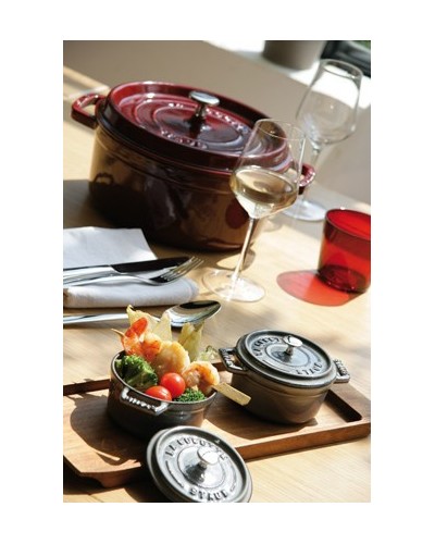 COCOTTE EN FONTE STAUB RONDE GRENADINE