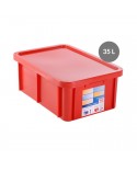 BAC DE STOCKAGE ALIMENTAIRE 60 X 40 X 23 CM HACCP 35L