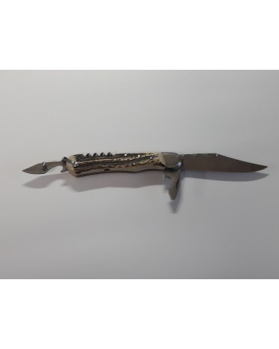 COUTEAU PLIANT 12 CM 4 PIECES CERF...