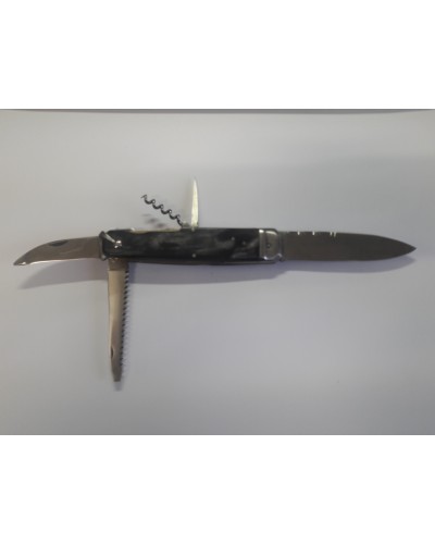 COUTEAU PLIANT 14 CM 5 PIECES SCIE CORNE