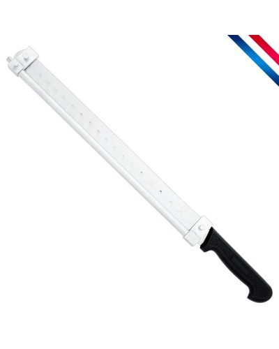 Couteau à Saumon avec Guide Réglable Manche Bois - Bellynck et Fils 2