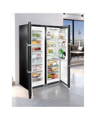 REFRIGERATEUR LIEBHERR SIDE PREMIUM 2 PORTES NOIR