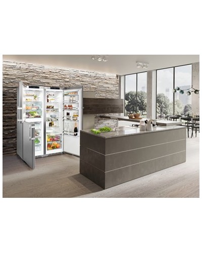 REFRIGERATEUR LIEBHERR SIDE PREMIUM 3 PORTES INOX