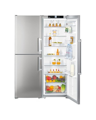 REFRIGERATEUR LIEBHERR SIDE COMFORT 3 PORTES INOX