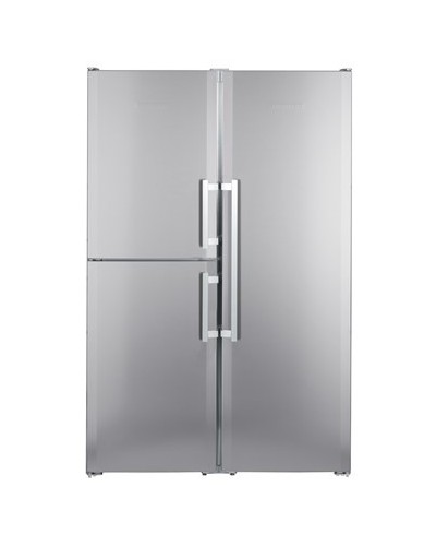 REFRIGERATEUR LIEBHERR SIDE COMFORT 3 PORTES INOX