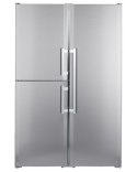 REFRIGERATEUR LIEBHERR SIDE COMFORT 3 PORTES INOX