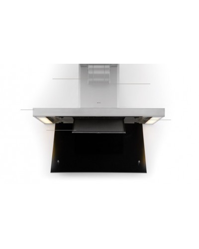 Hotte Novy Flat'line Noir 90 cm - Bellynck et Fils