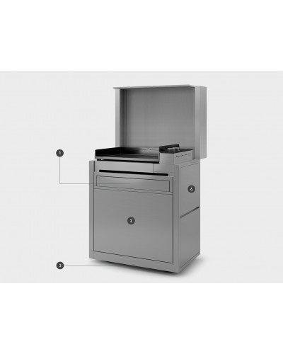 CHARIOT PLANCHA FORGE ADOUR PREMIUM...