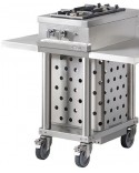 TABLE DE CUISSON GAZ 2 FEUX MOBILE OPEN COOK
