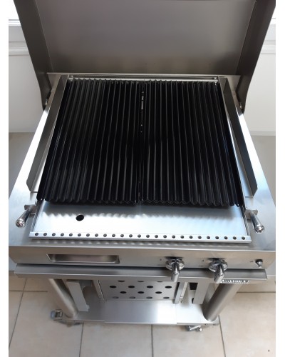 GRIL PIERRES DE LAVE GAZ OPEN COOK 720