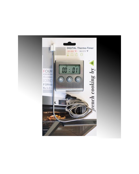 Matfer - Thermomètre de cuisson pro avec alarme et sonde amovible