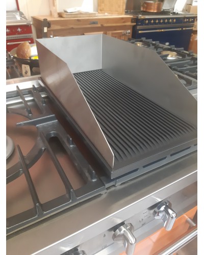 Pare éclaboussure Plaque grillade Nervurée Lacanche Ambassade - Bellynck et Fils