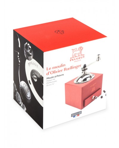 ROELLINGER Peugeot Moulin à poivre Rouge Piment - Bellynck et Fils
