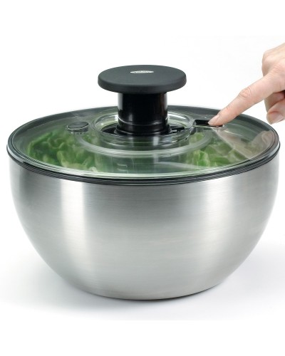 Essoreuse à Salade Oxo 26 cm Inox - Bellynck et Fils