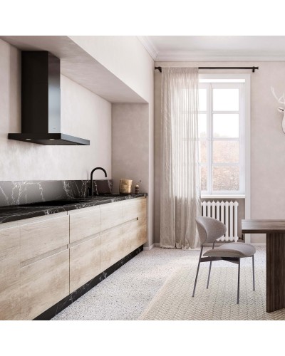 Hotte Novy Flat Line 1200 Noir Fourneau Lacanche Chagny - Bellynck et Fils