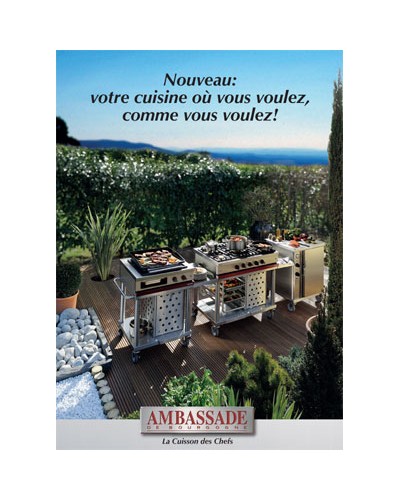 TABLE SUPPORT SUR ROUE